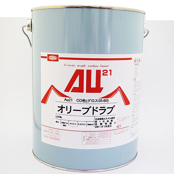 (対象画像) Au21オリーブドラブ(OD色)　3.5L缶