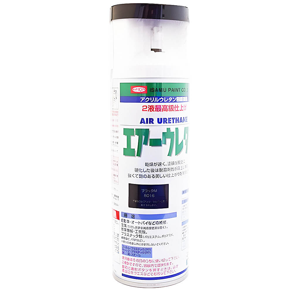 (対象画像) イサム　エアーウレタン　ブラックＭ　315mL