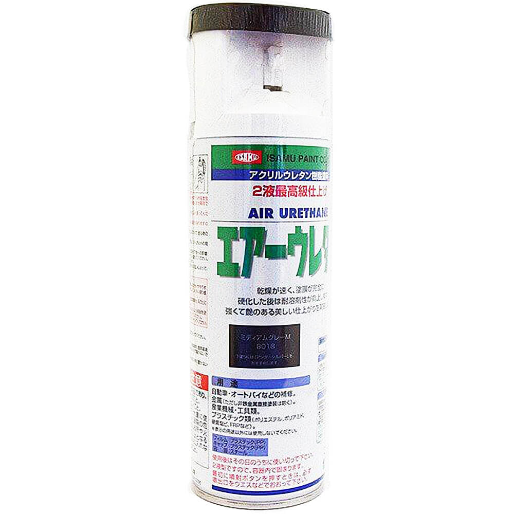 (対象画像) イサム　エアーウレタン　ミディアムグレーＭ　315mL