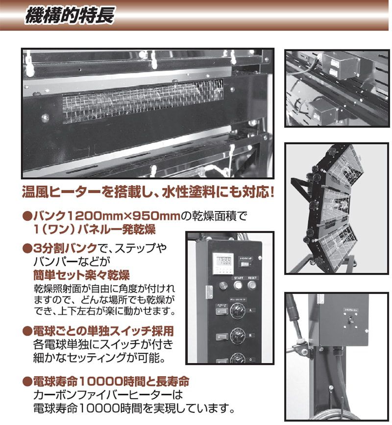 カーボンブラックヒーターIII CBH-3063