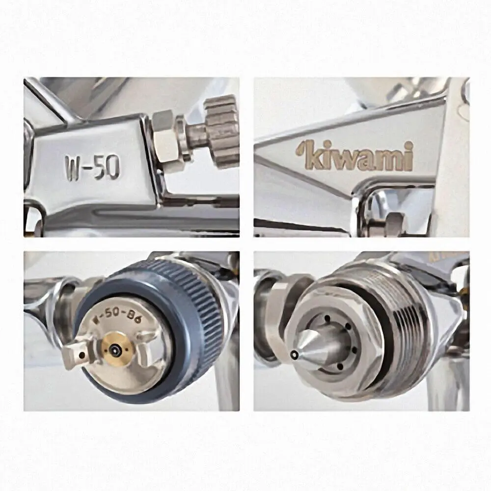 kiwami mini W50-136BGCスプレーガンセット 小面積の補修専用として